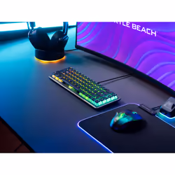 Turtle Beach Vulcan II Mini tastiera Gaming USB AZERTY Francese Nero - Vista aggiuntiva 5
