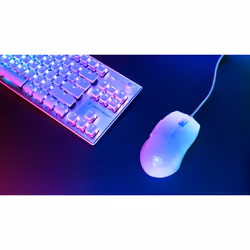 Turtle Beach Mouse da gioco RGB ergonomico ultraleggero Pure SEL, sensore ottico a 8K DPI, switch meccanici, sistema di pretensionamento, cuscinetti completamente in PTFE, illuminazione RGB Bianco - Vista aggiuntiva 8