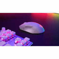 Turtle Beach Mouse da gioco RGB wireless Pure Air ergonomico e ultraleggero, con sensore ottico a 26K DPI, dotato di batteria da 125 ore, sistema wireless doppio, switch ottici TITAN, Bluetooth e illuminazione RGB. Guscio semitrasparente Bianco - Vista aggiuntiva 7
