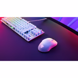Turtle Beach Mouse da gioco RGB wireless Pure Air ergonomico e ultraleggero, con sensore ottico a 26K DPI, dotato di batteria da 125 ore, sistema wireless doppio, switch ottici TITAN, Bluetooth e illuminazione RGB. Guscio semitrasparente Bianco - Vista aggiuntiva 8