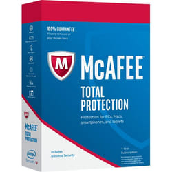 McAfee Total Protection 2018 1D 1Y Sicurezza antivirus Tedesca 1 licenza/e 1 anno/i
