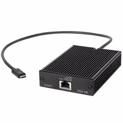 Sonnet SOLO10G-TB3, Cablato, Thunderbolt 3, Ethernet, 10000 Mbit/s, Nero