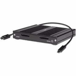 Sonnet SF3 Series - CFexpress/XQD Pro, CFexpress, CFexpress tipo B, XQD, Nero, 40000 Mbit/s, Alluminio, Thunderbolt 3, 1 pz