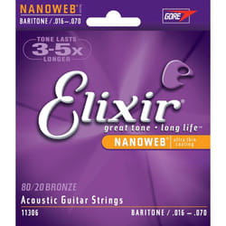 Elixir Strings 11306 corda per strumenti musicali Acustico 6 pz Chitarra