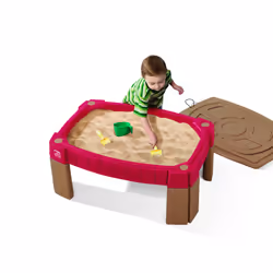 Step2 Naturally Playful Sand Table, Tavolo per sabbia, 2 anno/i, Plastica, Multicolore, 6,1 kg