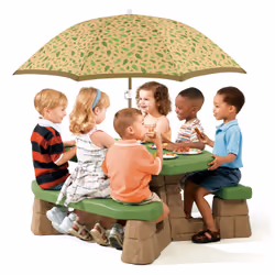 Step2 Naturally Playful Picnic Table With Umbrella