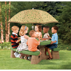 Step2 Naturally Playful Picnic Table With Umbrella