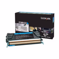 Lexmark X748H3CG, 10000 pagine, Ciano, 1 pz