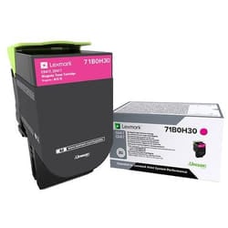 Lexmark 71B0H30 cartuccia toner 1 pz Originale Magenta
