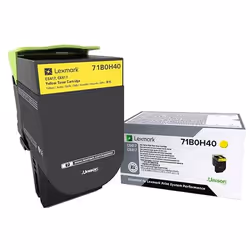 Lexmark 71B0H40, Giallo, 1 pz