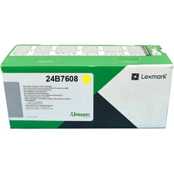 Lexmark 24B7608 cartuccia toner 1 pz Originale Giallo