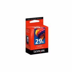 Lexmark 29A, Ciano, Magenta, Giallo, Inchiostro a base di pigmento, 1 pz
