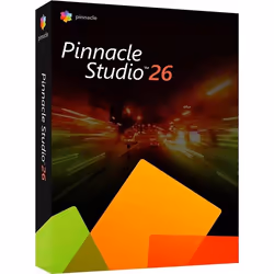 Pinnacle Studio 26 Standard, Editor video, Ceco, Danese, Tedesca, DUT, Inglese, ESP, Finlandese, Francese, ITA, Polacco, Russ ...
