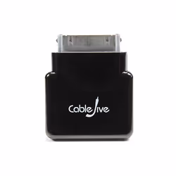 CableJive dockStubz, 30-pin, micro USB, Nero
