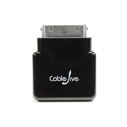 CableJive dockStubz 30-pin micro USB Nero