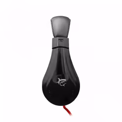 White Shark Serval Auricolare Cablato A Padiglione Gaming Nero, Rosso