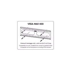 XD Enjoy XDCIM3720 Supporto TV a parete 139,7 cm (55") Nero - Vista aggiuntiva 3
