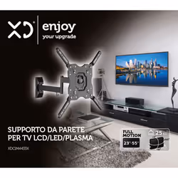XD Enjoy XDCIM4433X Supporto TV a parete 139,7 cm (55") Nero - Vista aggiuntiva 5