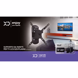 XD Enjoy XDCIM2343T Supporto TV a parete 101,6 cm (40") Nero - Vista aggiuntiva 5