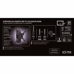XD Enjoy XDCIM2343T Supporto TV a parete 101,6 cm (40") Nero - Vista aggiuntiva 6