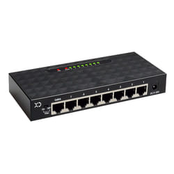 XD Enjoy XDTX80BLK switch di rete Gigabit Ethernet (10/100/1000) Nero