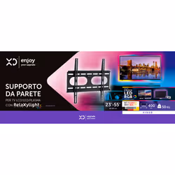 XD Enjoy XDCIM3720LED Supporto TV a parete 139,7 cm (55") Nero - Vista aggiuntiva 6