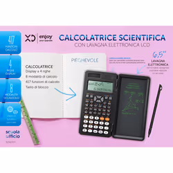 XD Enjoy XDNE607 calcolatrice Tasca Calcolatrice scientifica Nero - Vista aggiuntiva 2