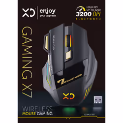 XD Enjoy XDIMCX7BT mouse Gaming Mano destra Bluetooth 3200 DPI - Vista aggiuntiva 4