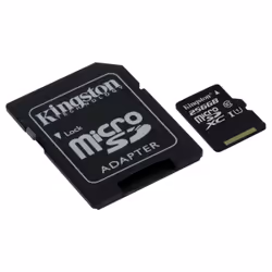 Kingston Technology SDC10G2, 256 GB, MicroSDXC, Classe 10, UHS-I, 45 MB/s, 10 MB/s