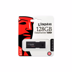 Kingston Technology DataTraveler 100 G3 unità flash USB 128GB USB tipo A 3.2 Gen 1 (3.1 Gen 1) Nero