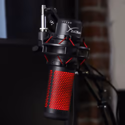 HyperX QuadCast Nero, Rosso Microfono da tavolo - Vista aggiuntiva 7