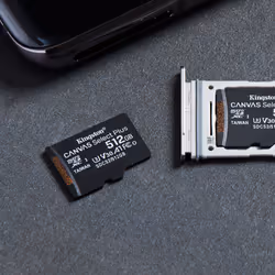 Kingston Technology Scheda micSDXC Canvas Select Plus 100R A1 C10 da 512 GB confezione singola senza adattatore - Vista aggiuntiva 7