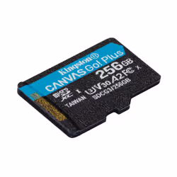 Kingston Technology Scheda microSDXC Canvas Go Plus 170R A2 U3 V30 da 256 GB + adattatore - Vista aggiuntiva 4