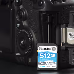 Kingston Technology Scheda SDXC Canvas Go Plus 170R C10 UHS-I U3 V30 da 512GB - Vista aggiuntiva 6