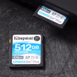 Kingston Technology Scheda SDXC Canvas Go Plus 170R C10 UHS-I U3 V30 da 512GB - Vista aggiuntiva 7
