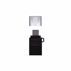 Kingston Technology DataTraveler microDuo3 G2 unità flash USB 128 GB USB Type-A / Micro-USB 3.2 Gen 1 (3.1 Gen 1) Nero