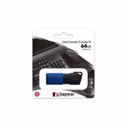 Kingston Technology DataTraveler 64 GB USB3.2 Gen 1 Exodia M (Nero + Blu) - Vista aggiuntiva 6