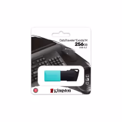 Kingston Technology DataTraveler 256 GB USB3.2 Gen1 Exodia M (Nero + Verde ottanio) - Vista aggiuntiva 6