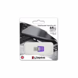 Kingston Technology DataTraveler 64 GB microDuo 3C 200MB/s dual USB-A + USB-C - Vista aggiuntiva 5
