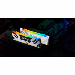 Kingston Technology FURY 32 GB 6400MT/s DDR5 CL32 DIMM (Kit da 2) Renegade RGB Bianco XMP - Vista aggiuntiva 6