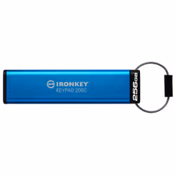 Kingston Technology IronKey Keypad 200C USB-C da 256 GB, FIPS 140-3 livello 3 (in fase di approvazione) AES-256, 256 GB, USB  ...