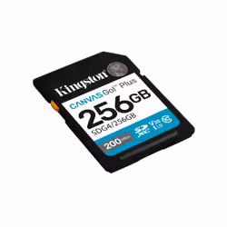 Kingston Technology 256GB SDXC Canvas Go Plus Gen4 200MB/s C10 UHS-I U3 V30