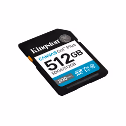 Kingston Technology 512 GB SDXC Canvas Go Plus Gen4 200MB/s C10 UHS-I U3 V30 - Vista aggiuntiva 2
