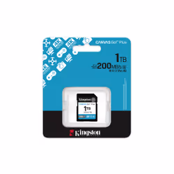 Kingston Technology 1TB SDXC Canvas Go Plus Gen4 200MB/s C10 UHS-I U3 V30