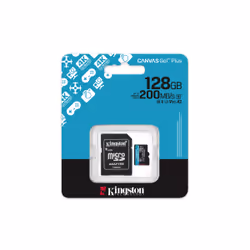 Kingston Technology Scheda microSDXC Canvas Go Plus Gen4 200MB/s A2 U3 V30 da 128 GB + adattatore - Vista aggiuntiva 5