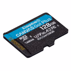 Kingston Technology 128 GB microSDXC Canvas Go Plus Gen4 200R A2 U3 Confezione singola senza ADP
