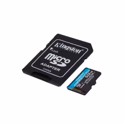 Kingston Technology Scheda microSDXC Canvas Go Plus Gen4 200MB/s A2 U3 V30 da 512 GB + adattatore