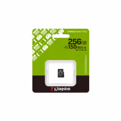 Kingston Technology 256GB micSDXC Canvas Select Plus Gen3 150R A1 (Adattatore SD non incluso)