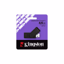 Kingston Technology DataTraveler 64GB Portable USB 3.2 Gen 1 Exodia S (Nero/Nero)