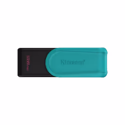 Kingston Technology DataTraveler 128GB Portable USB 3.2 Gen 1 Exodia S (Nero/Turchese), 128 GB, USB tipo A, 3.2 Gen 1 (3.1 Ge ...